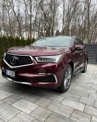 Acura MDX cena 169000 przebieg: 93000, rok produkcji 2018 z Kraków małe 497